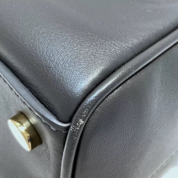 Auth SAINT LAURENT PARIS Baby Duffle Gray Leather - Handbag - Picture 5 of 9